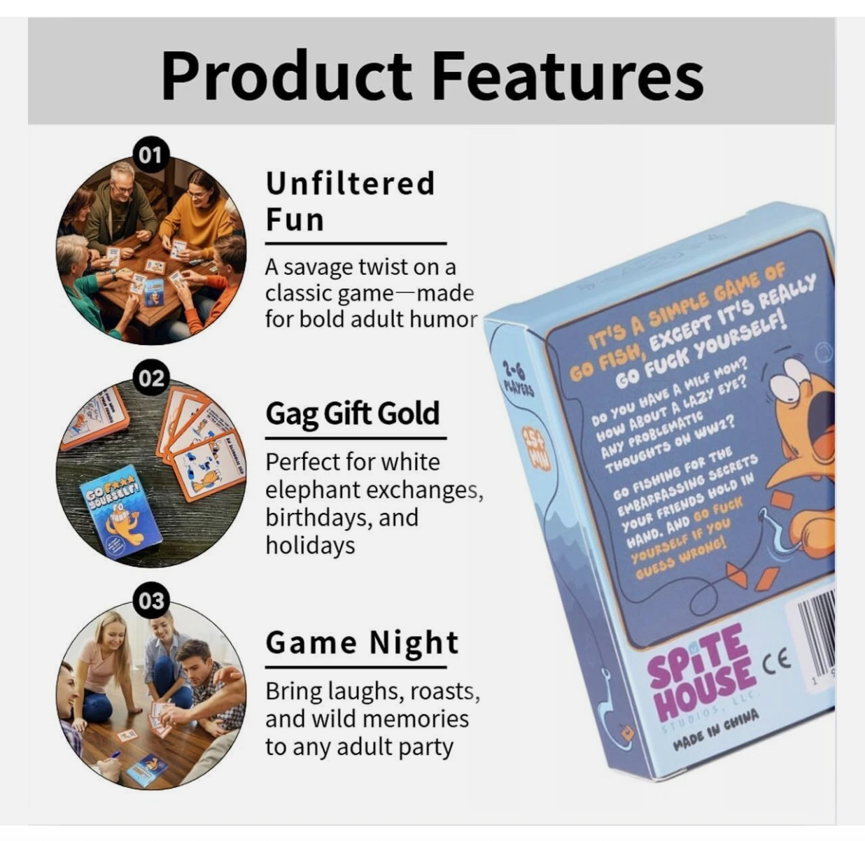 Go Fish Yourself™ Party Card Game