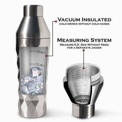 ChillCraft Pro Insulated Cocktail Shaker