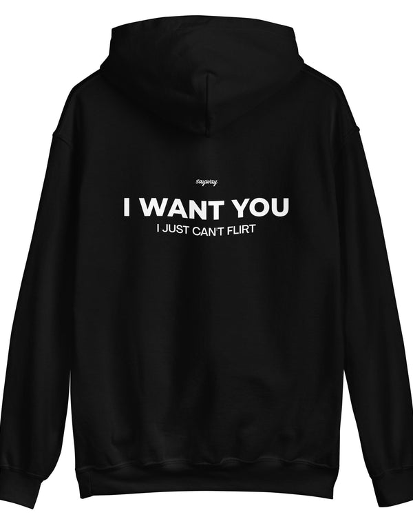 I Just Can't Flirt Hoodie