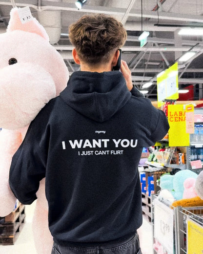 I Just Can't Flirt Hoodie