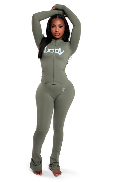 Contour Active — Sculpt-Fit Hooded Flare Set