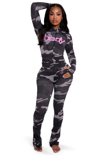 Contour Active — Sculpt-Fit Hooded Flare Set